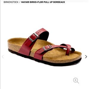 GENTLY USED BIRKENSTOCK Mayari Earth Red Sandal, Regular Fit